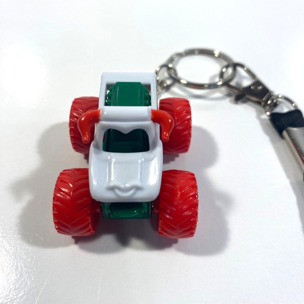 Monster Jam Mini Holiday El Toro Loco Christmas Truck Custom Keychain - Lanyard